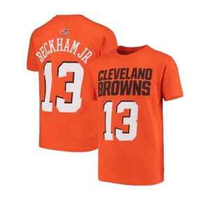 Odell Beckham Jr. Cleveland Browns Name & Number T-Shirt - Orange